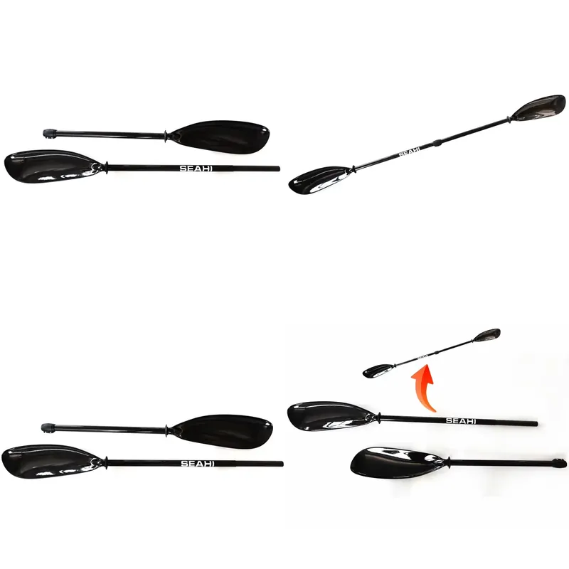 Kayak Paddle Carbon - 2섹션 100% 카본 파이버 3K 플레인