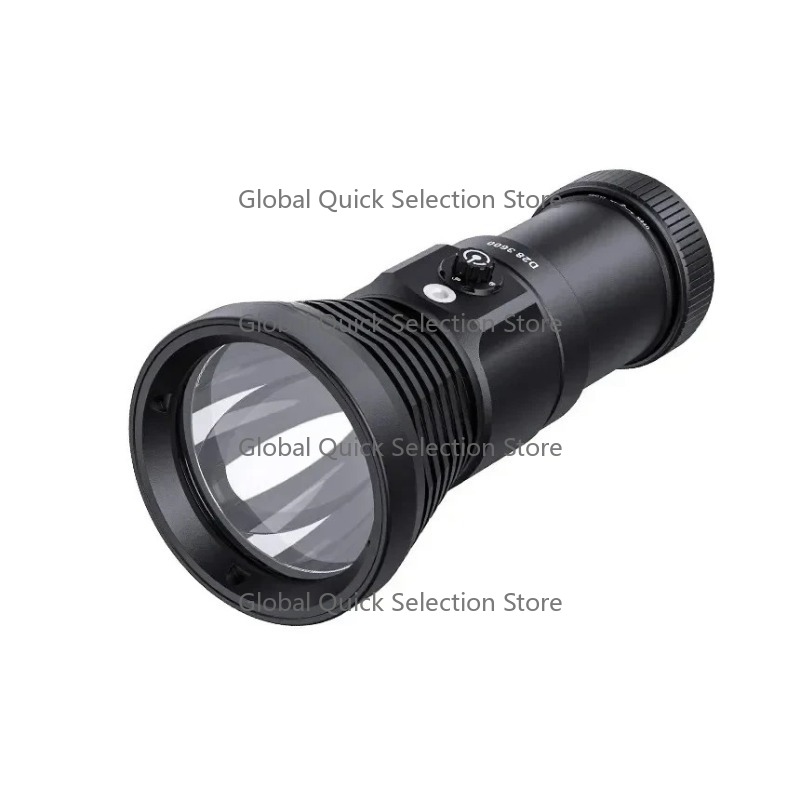 Underwater Flashlight - D28 3600 D30 4000 고루멘 배터리