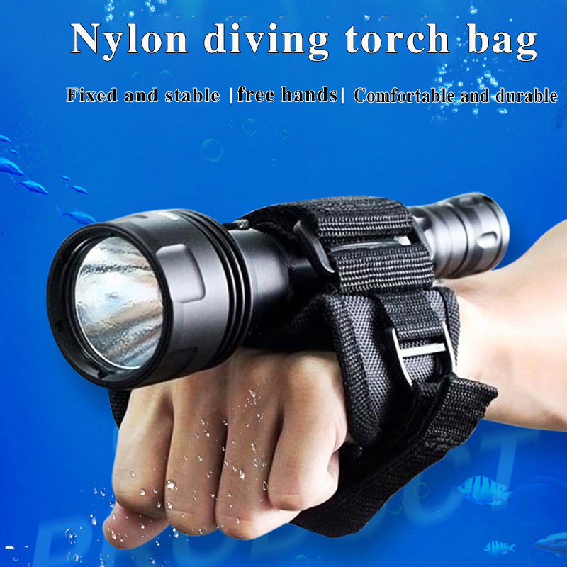 Underwater Flashlight - 수중 스쿠버 다이빙 토치 손전등 홀더