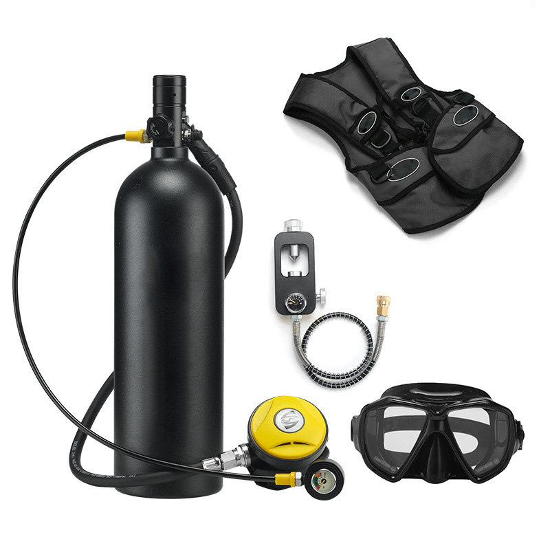스쿠버 탱크 키트 휴대용, 2L 미니 다이빙 탱크 펌프 - Underwater Flashlight 리뷰 및 가격