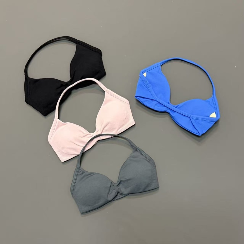 여성용 홀터 스포츠 브라 V넥 패드 내장 요가 브라 탈 - Aquatic Sports Bra 리뷰 및 가격